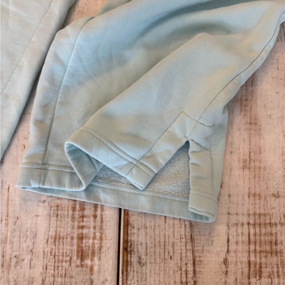 Nike Light Blue/ aqua hue Joggers Women’s size Medium wide leg heavy sweats - Picture 7 of 13